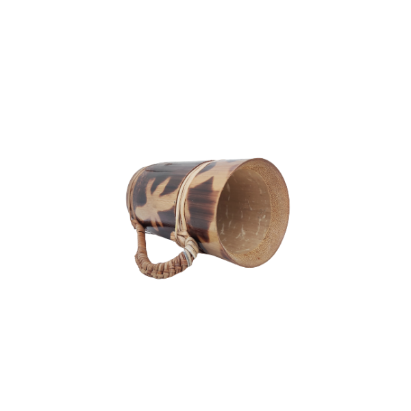 Handmade Bamboo Beer Mug Minakari Design 3 Pcs