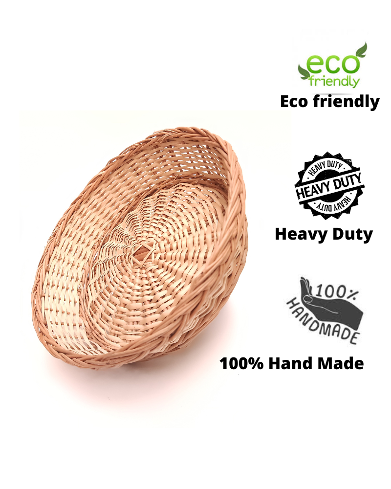 Willow Wicker Round Big Vegetable Basket