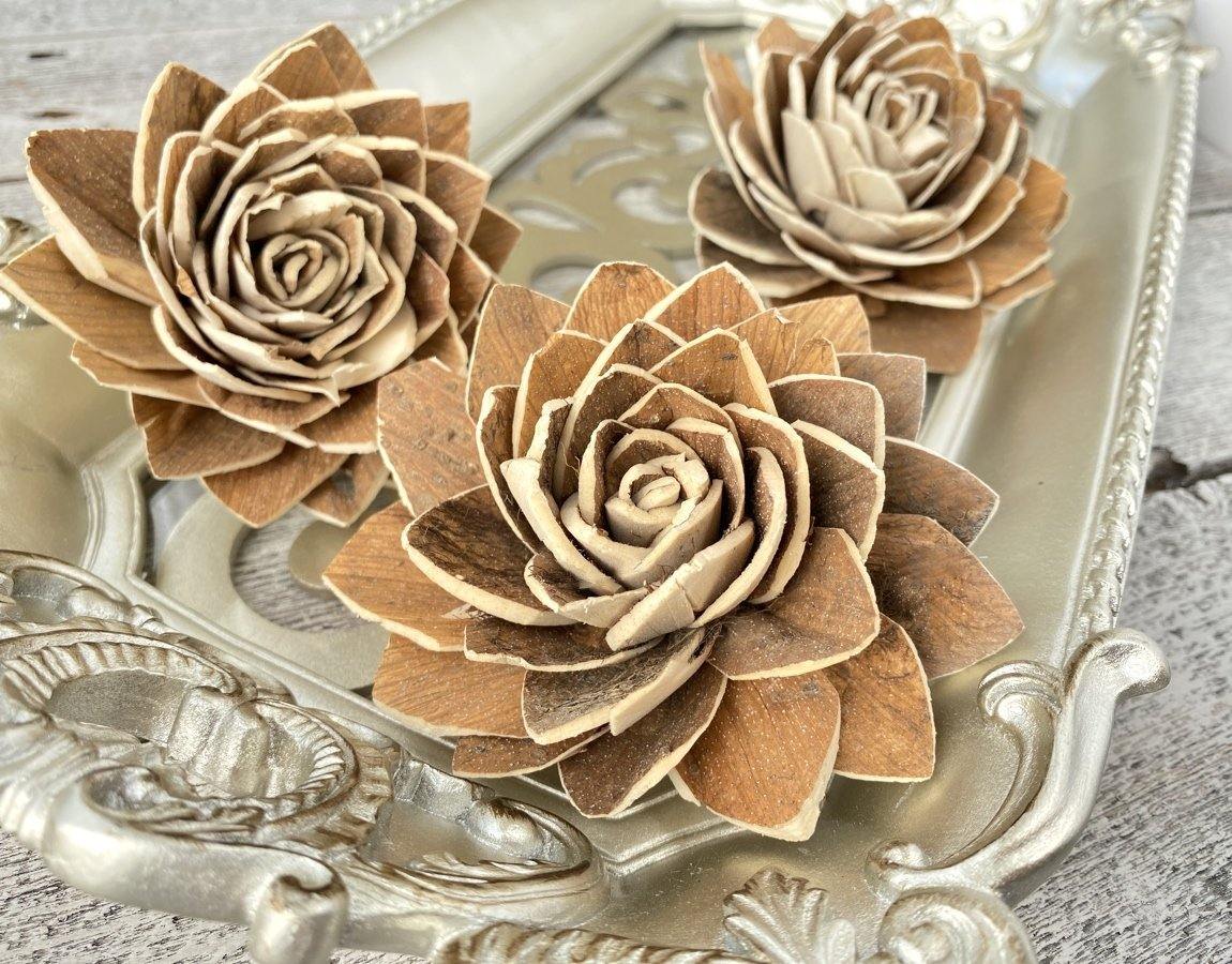 Wild Rose Sola Wood Skin Flower
