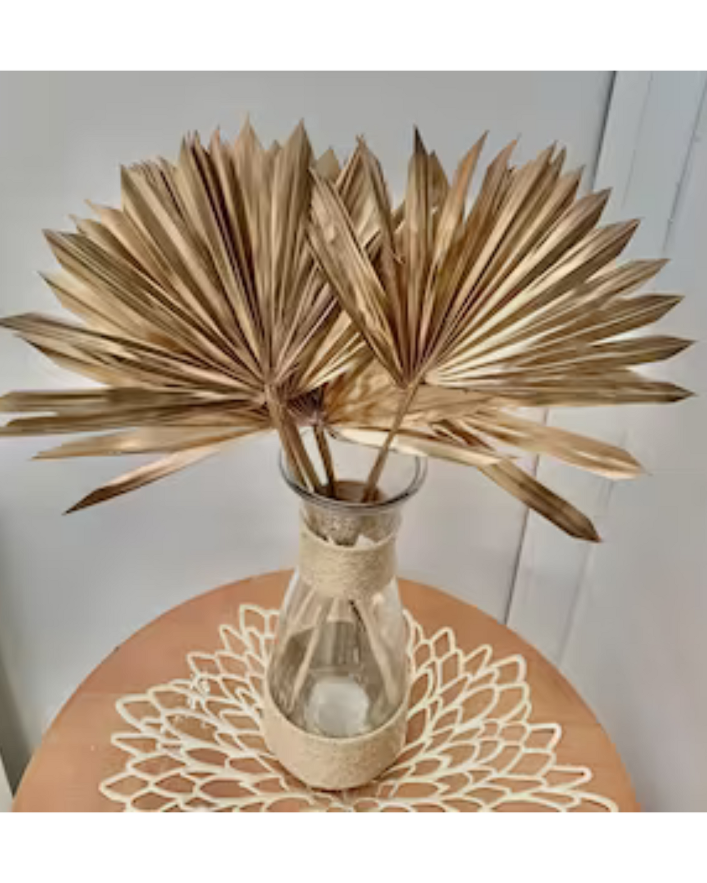 Dried Natural Palm Leaf Sun Spear