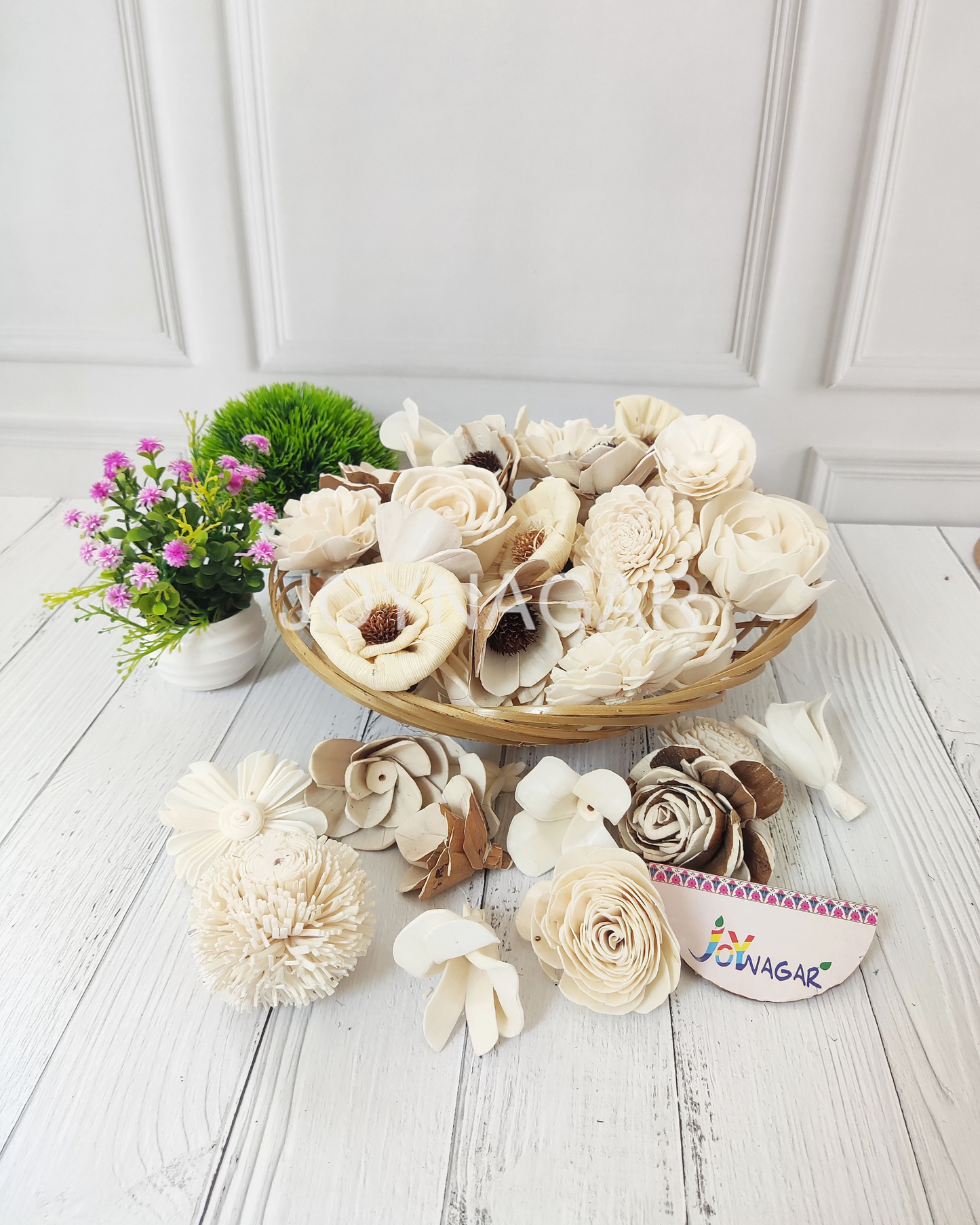 Assortment Sola Wood Flower Head Loose | Random Stock | 6cm Size