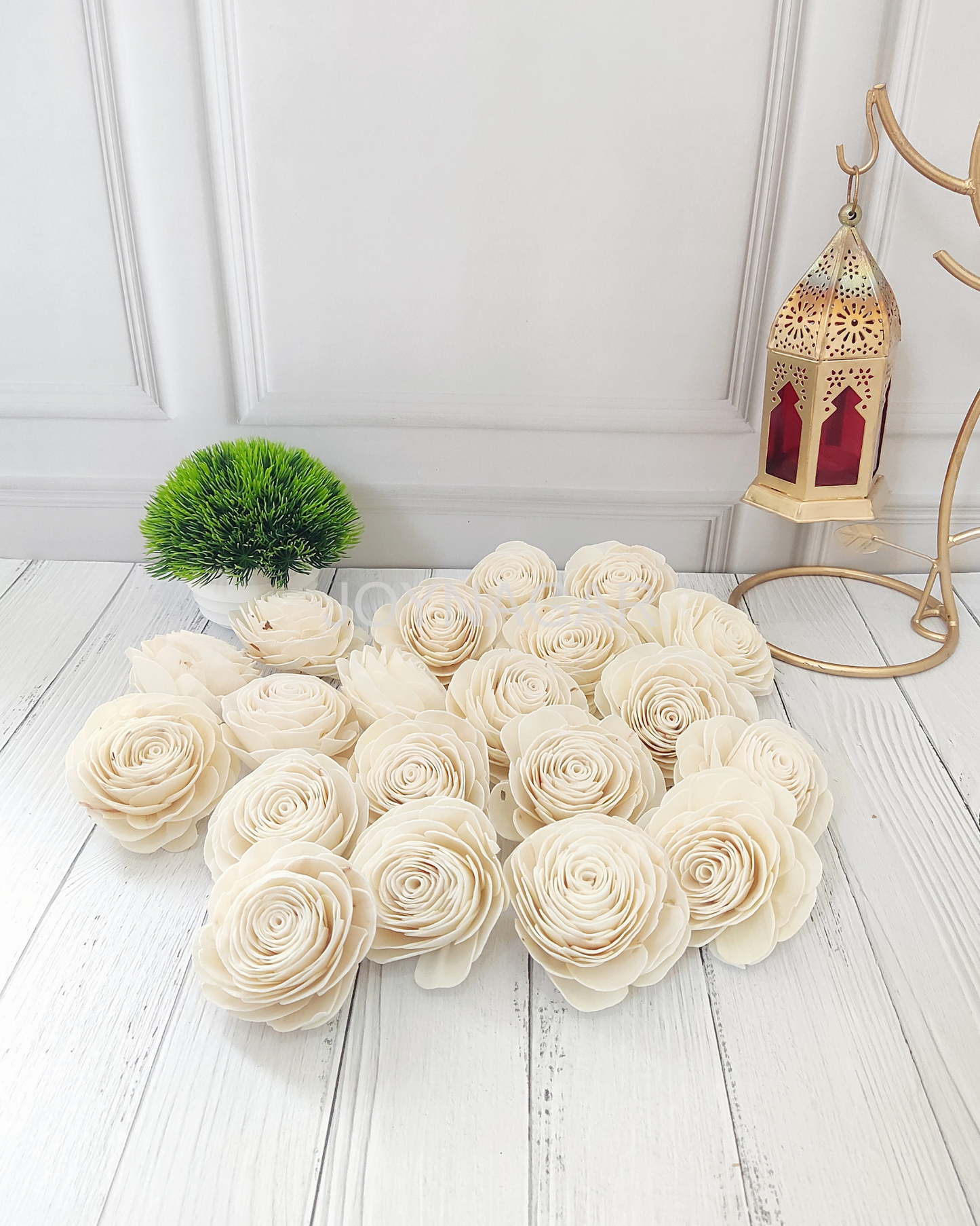 Beauty Rose Sola Wood Flower Loose