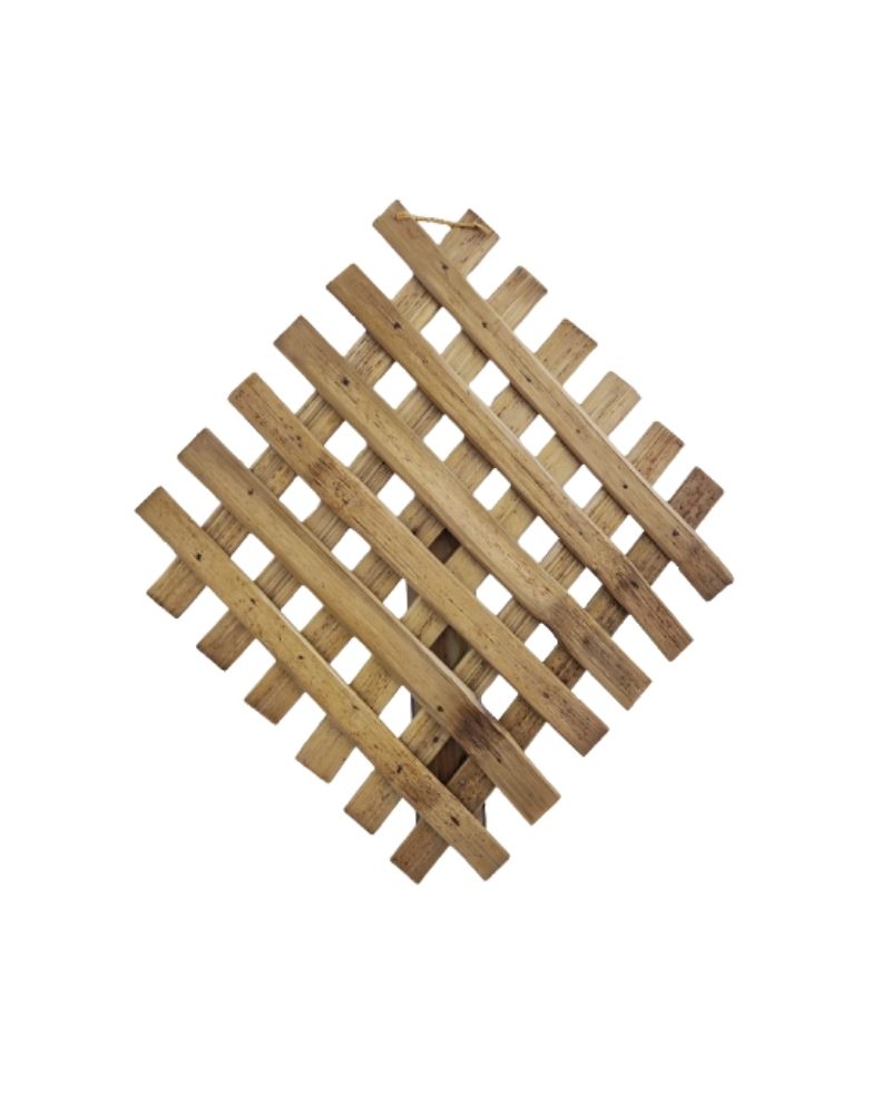 Bamboo Wall Hanging Flower Vase Set of 2
