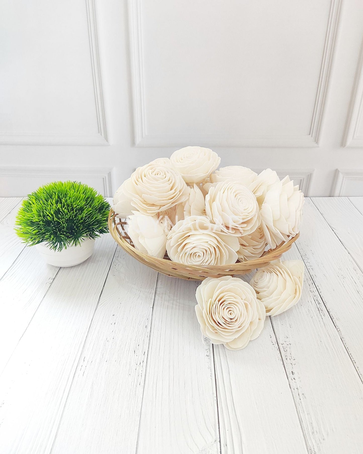 Beauty Rose Sola Wood Flower Loose