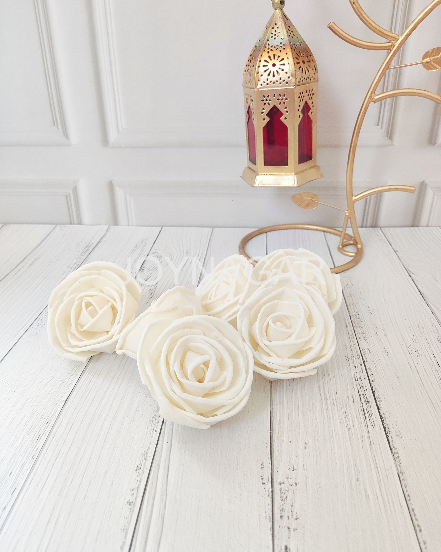 Bird Rose Sola Wood Flower