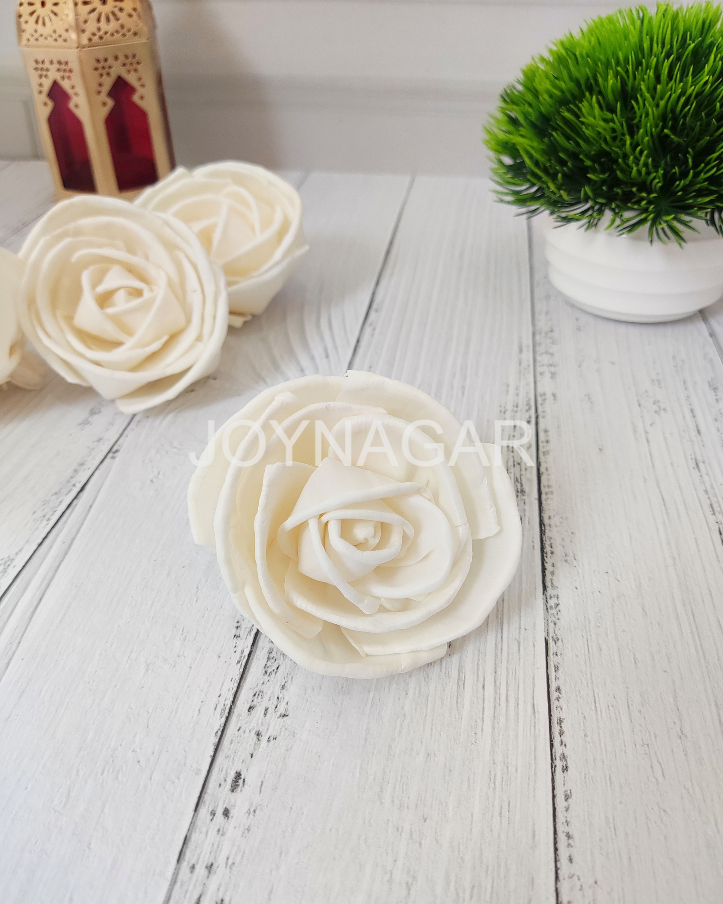 Bird Rose Sola Wood Flower