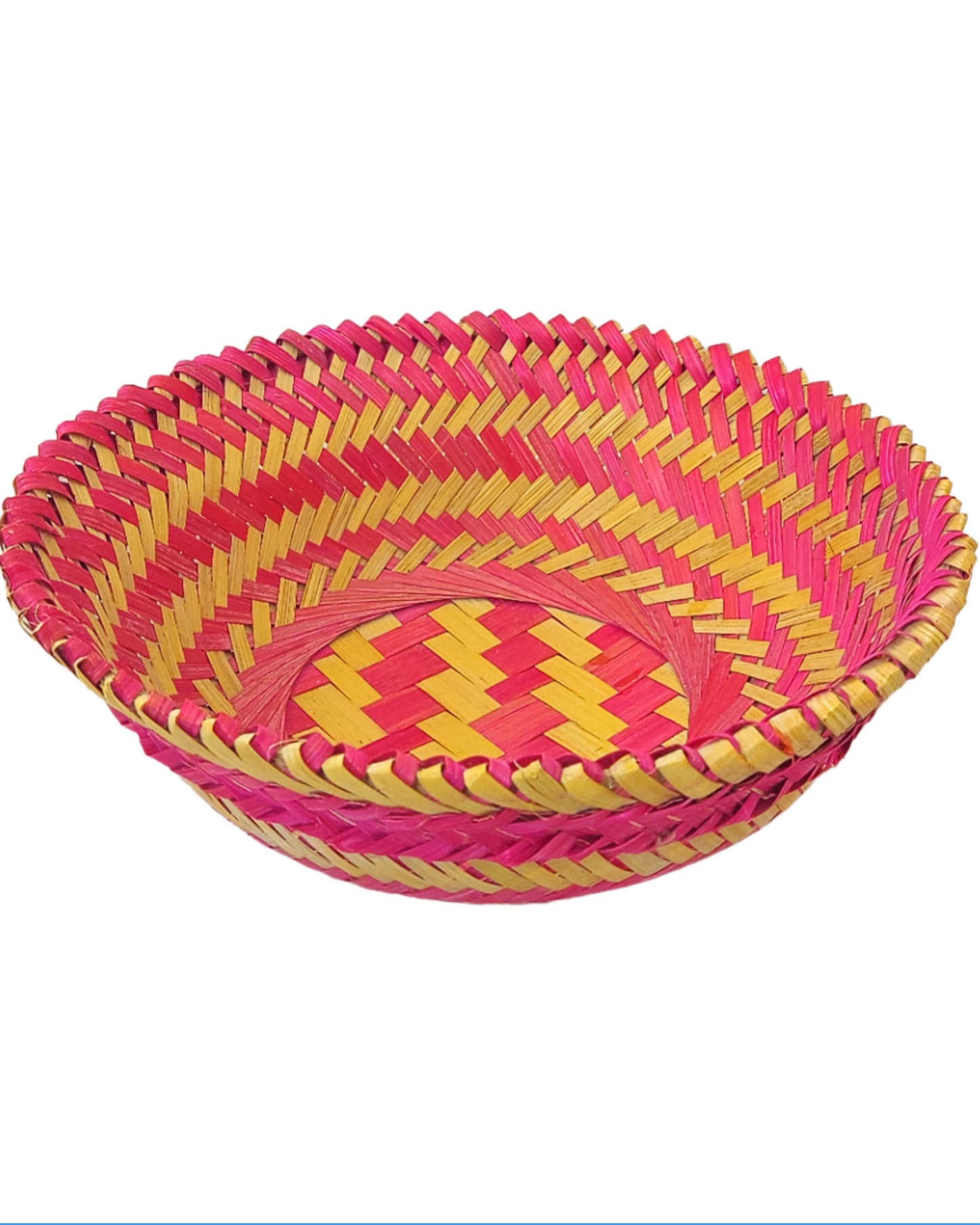 Handmade Bamboo Ultamuri Color Multipurpose Round Basket | Set of 5 Pcs