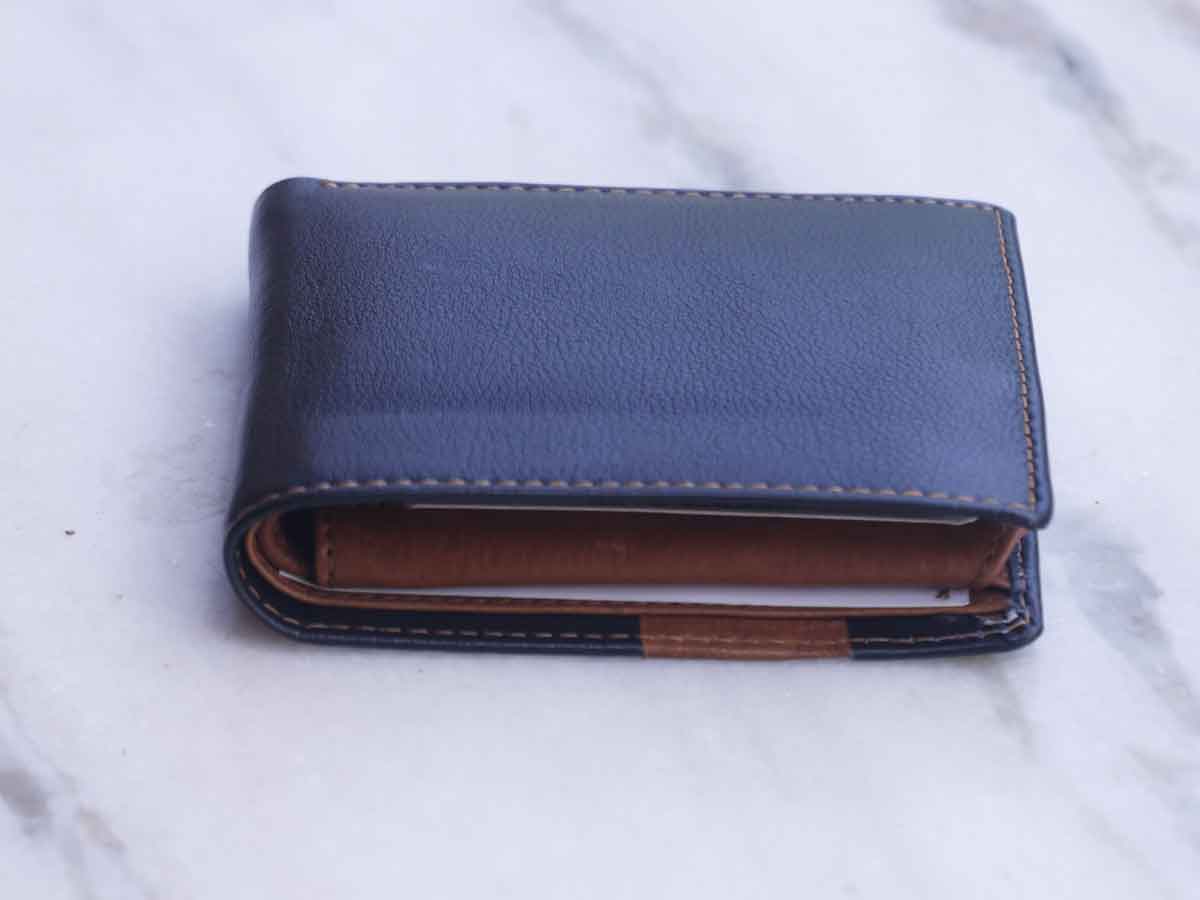 Brave Black Brown Genuine Leather Men Formal Wallet