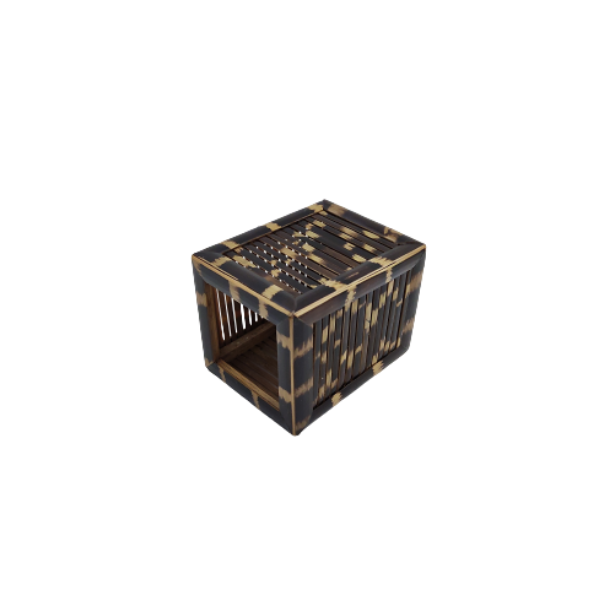 Handmade Eco-friendly Bamboo Army Style Penstand Four Corner