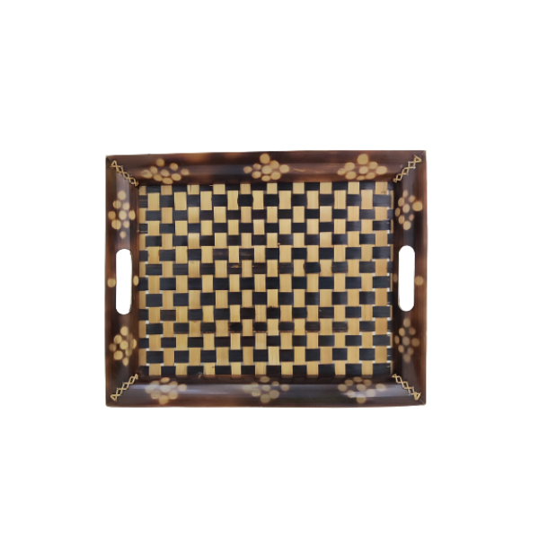 Handmade Bamboo Army Style Serving Tray