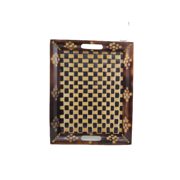 Handmade Bamboo Army Style Serving Tray