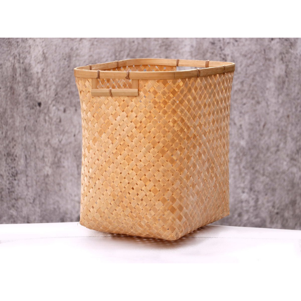Handmade Bamboo Cane Laundry/Storage Basket
