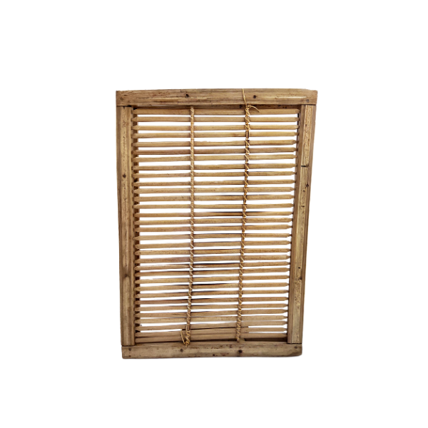 Handmade Bamboo Serving Tray with Small Handle