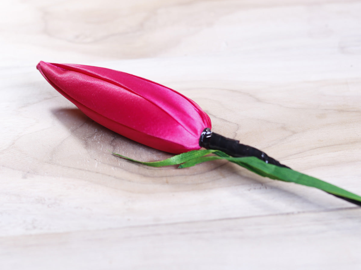 Silk Single Lotus Buds Flower Stick