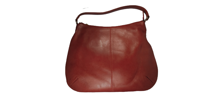Handmade Genuine Leather Brown Ladies Handbag