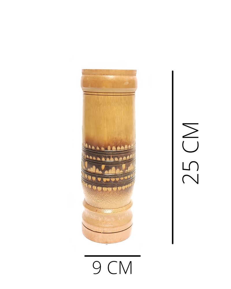 Handmade Bamboo Minakari Design Slim Flower Vase