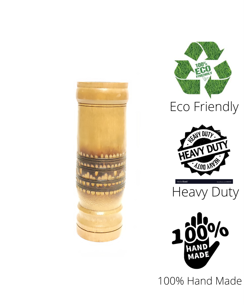 Handmade Bamboo Minakari Design Slim Flower Vase