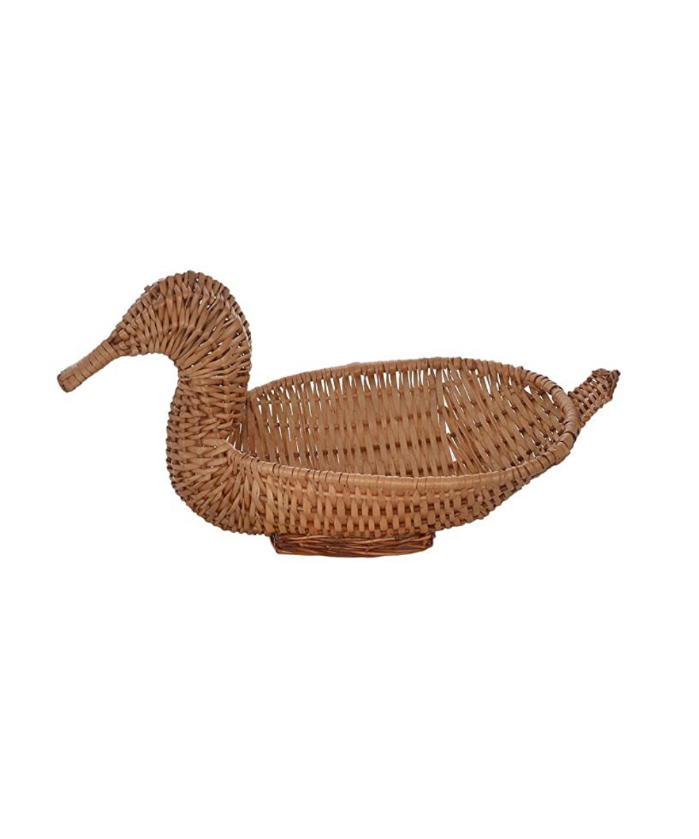 Kashmiri Willow Wicker Duck Basket  For Fruits & Flower Storage