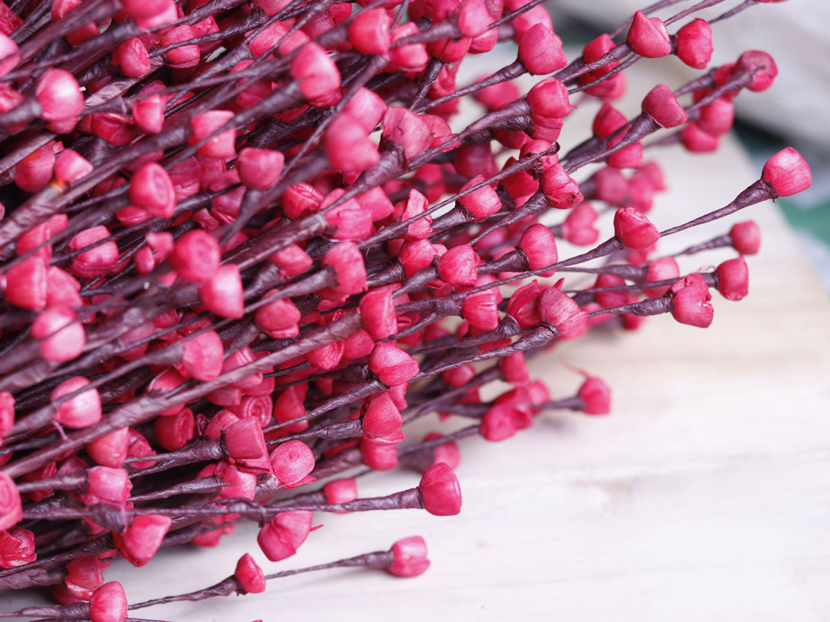 Artificial Sola Wood Mini Sweet Rose Buds Stick