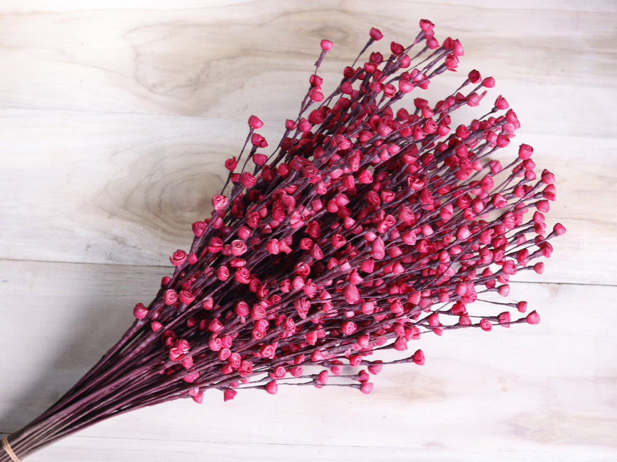 Artificial Sola Wood Mini Sweet Rose Buds Stick