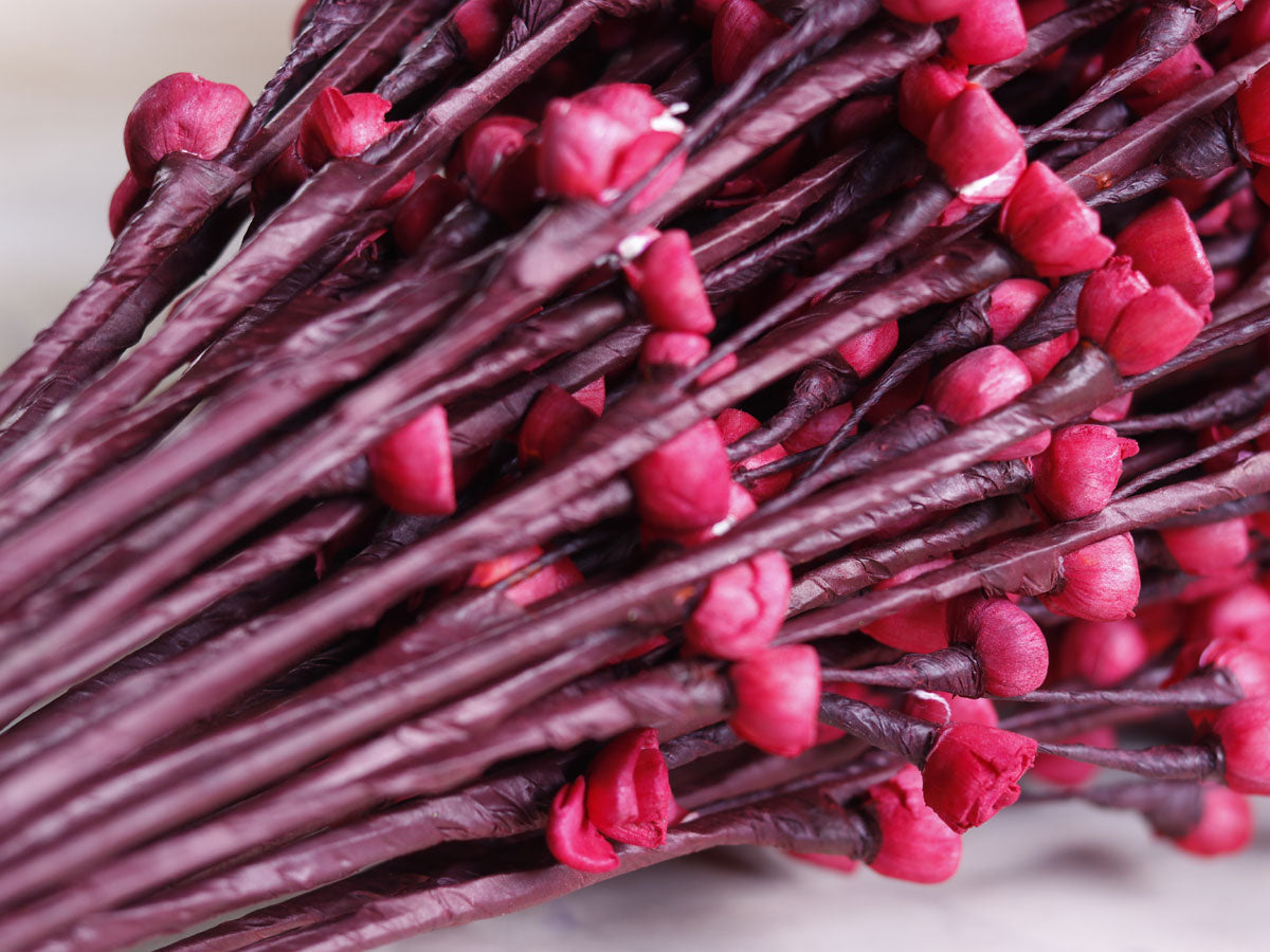 Artificial Sola Wood Mini Sweet Rose Buds Stick