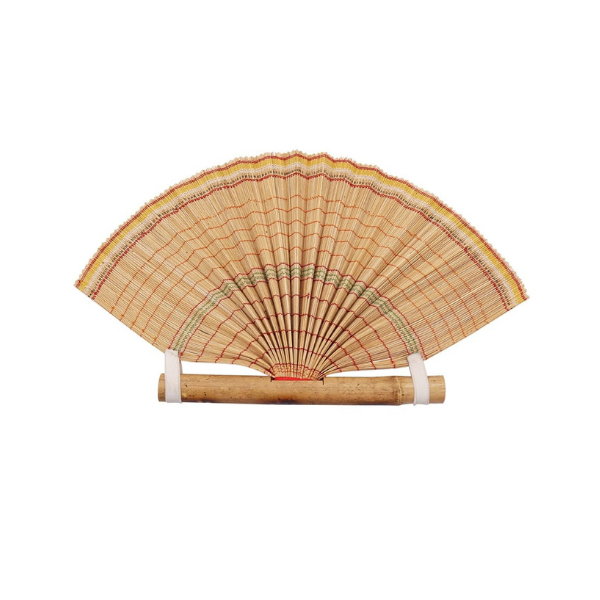 Ecofriendly Bamboo Hand-Fan Multicolor