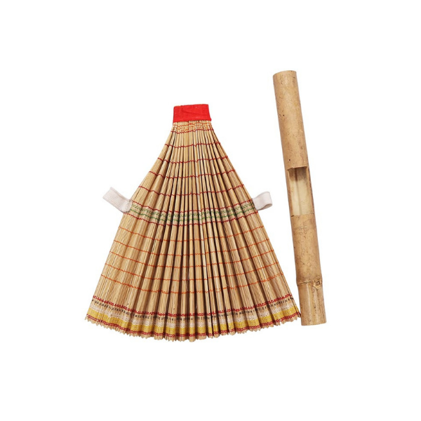 Ecofriendly Bamboo Hand-Fan Multicolor