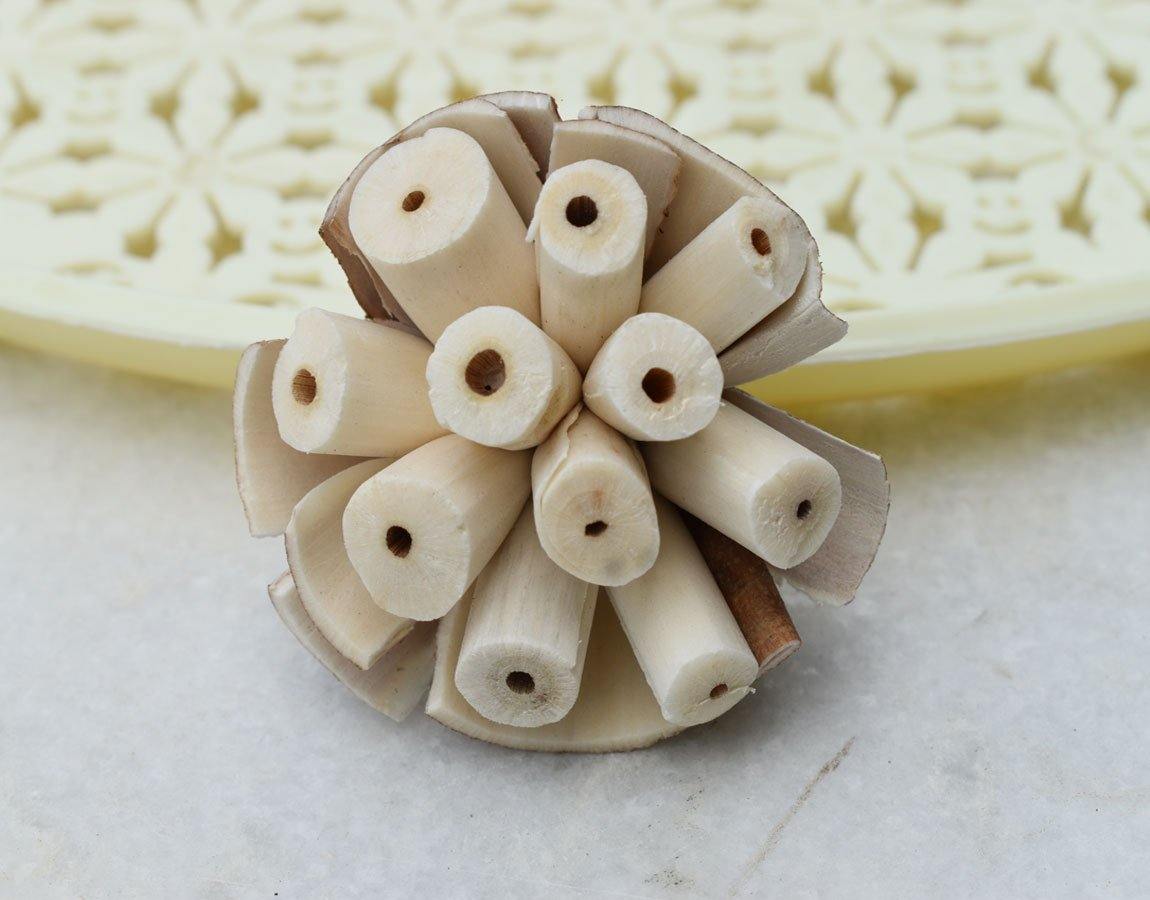 Burl Sola Wood Skin Flower