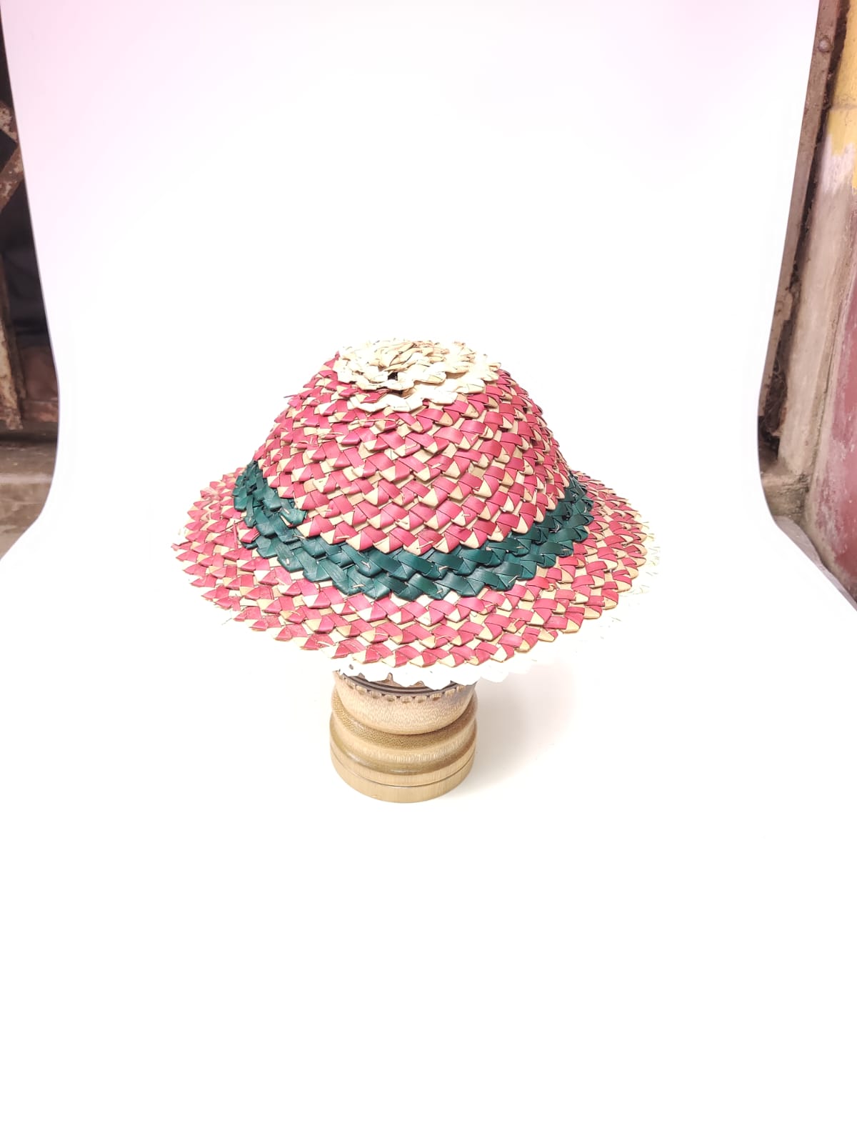 Natural Plam Leaf Handmade Cowboy Sun Hat