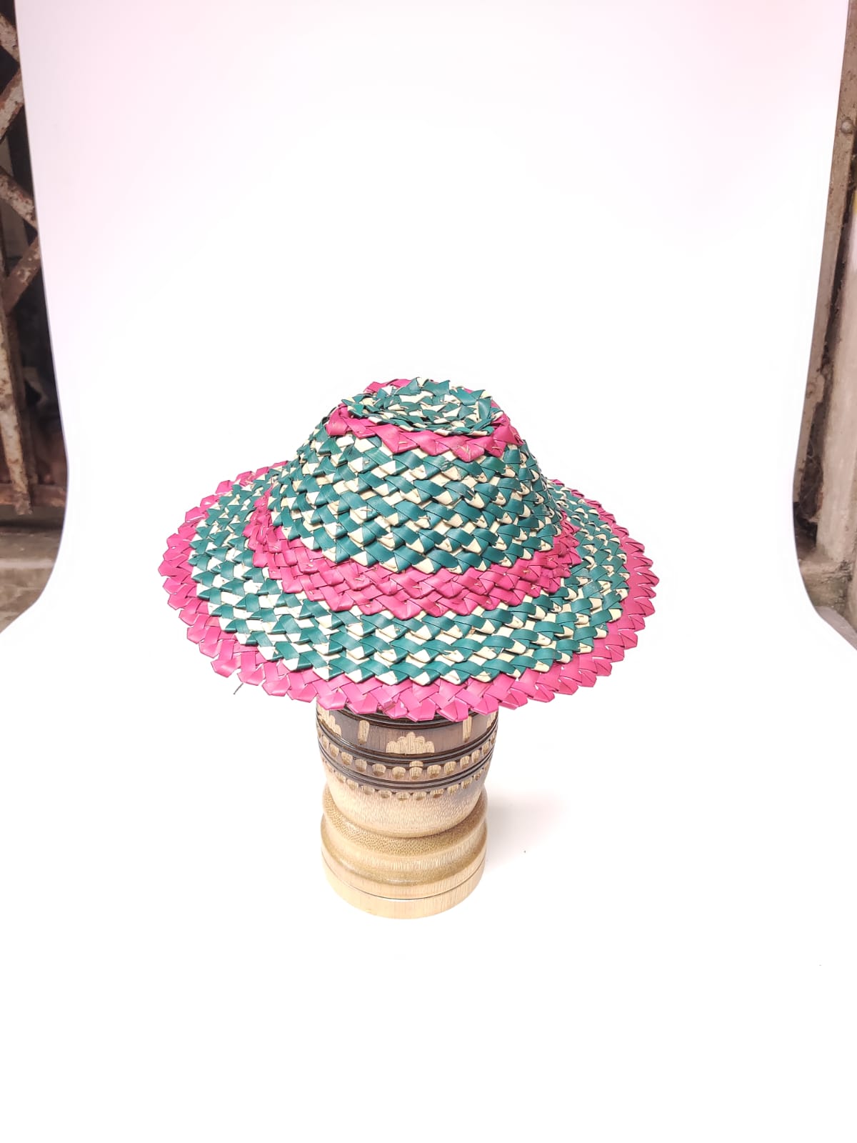 Natural Plam Leaf Handmade Cowboy Sun Hat