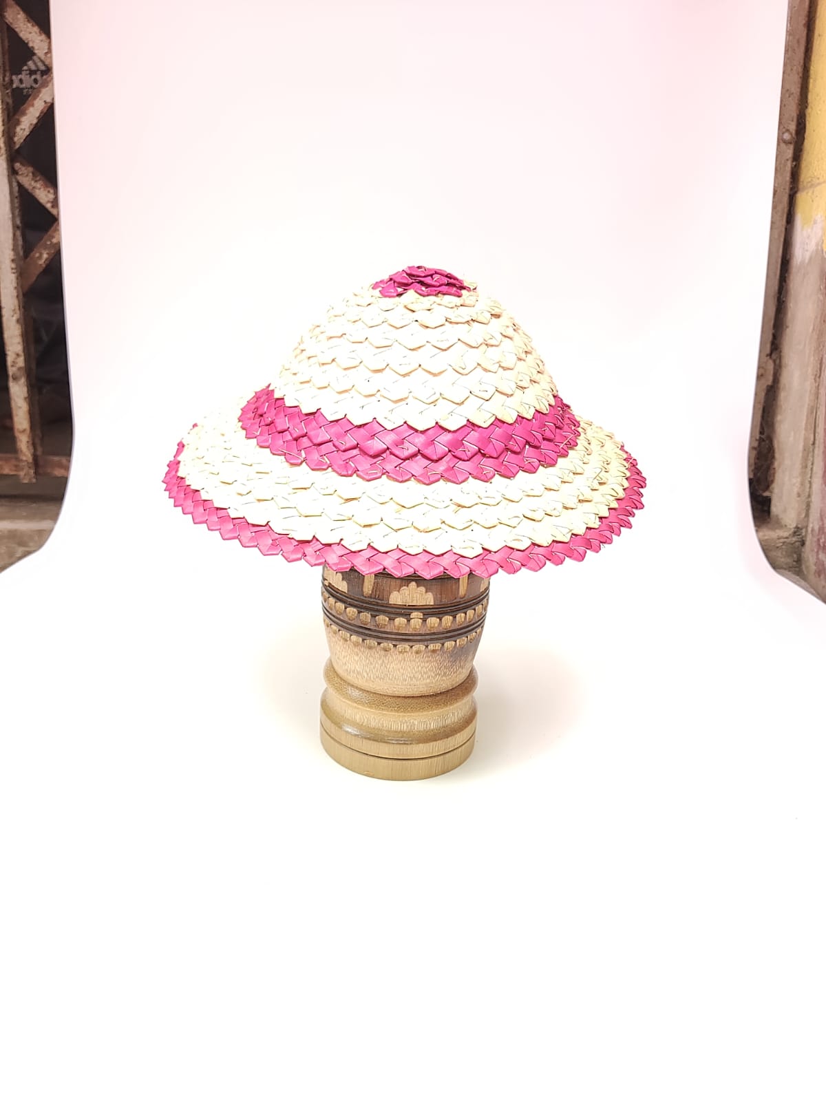 Natural Plam Leaf Handmade Cowboy Sun Hat