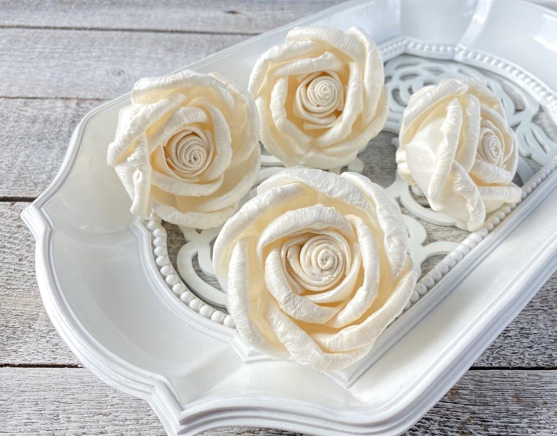 Forbidden Rose Sola Wood Flower