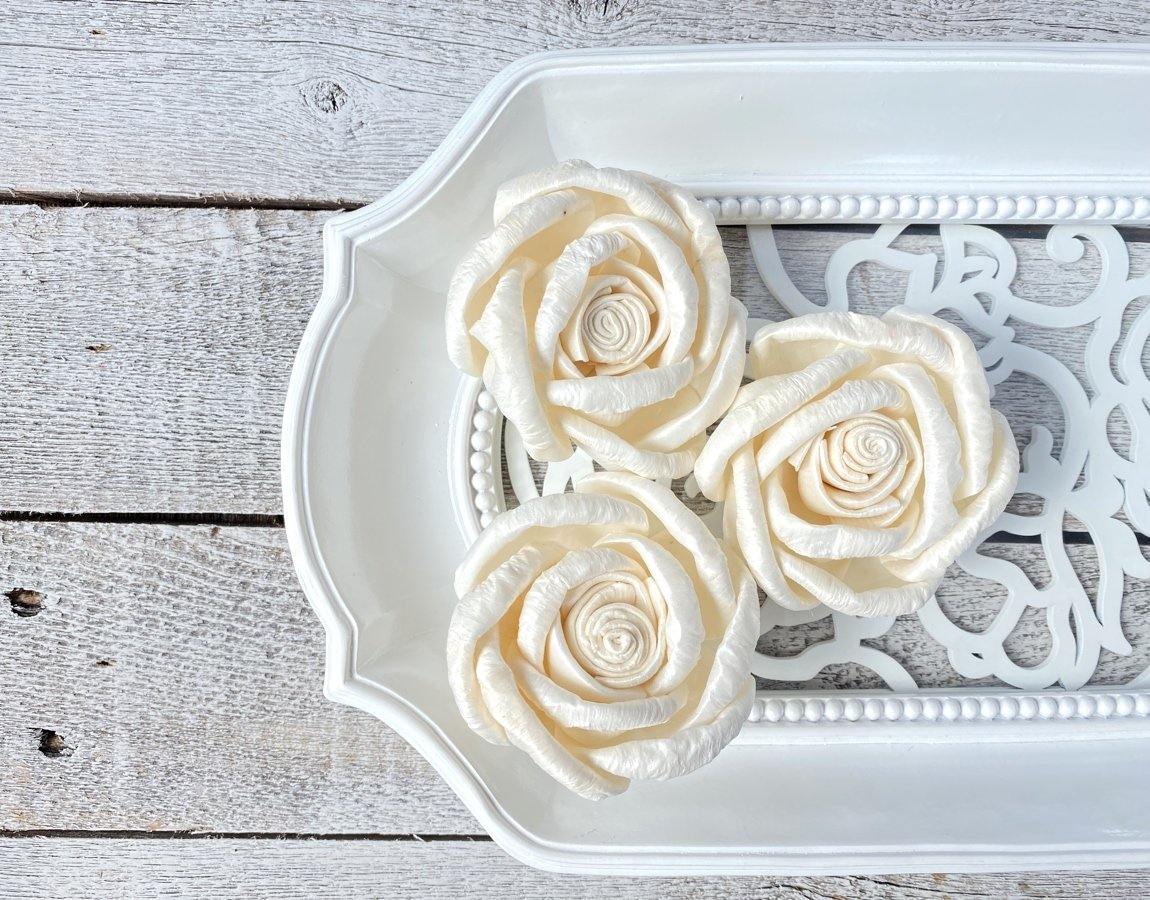 Forbidden Rose Sola Wood Flower