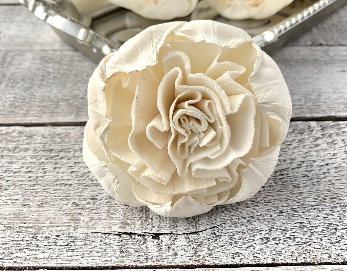 Garden Rose Sola Wood Flower