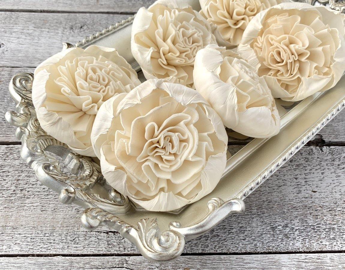 Garden Rose Sola Wood Flower