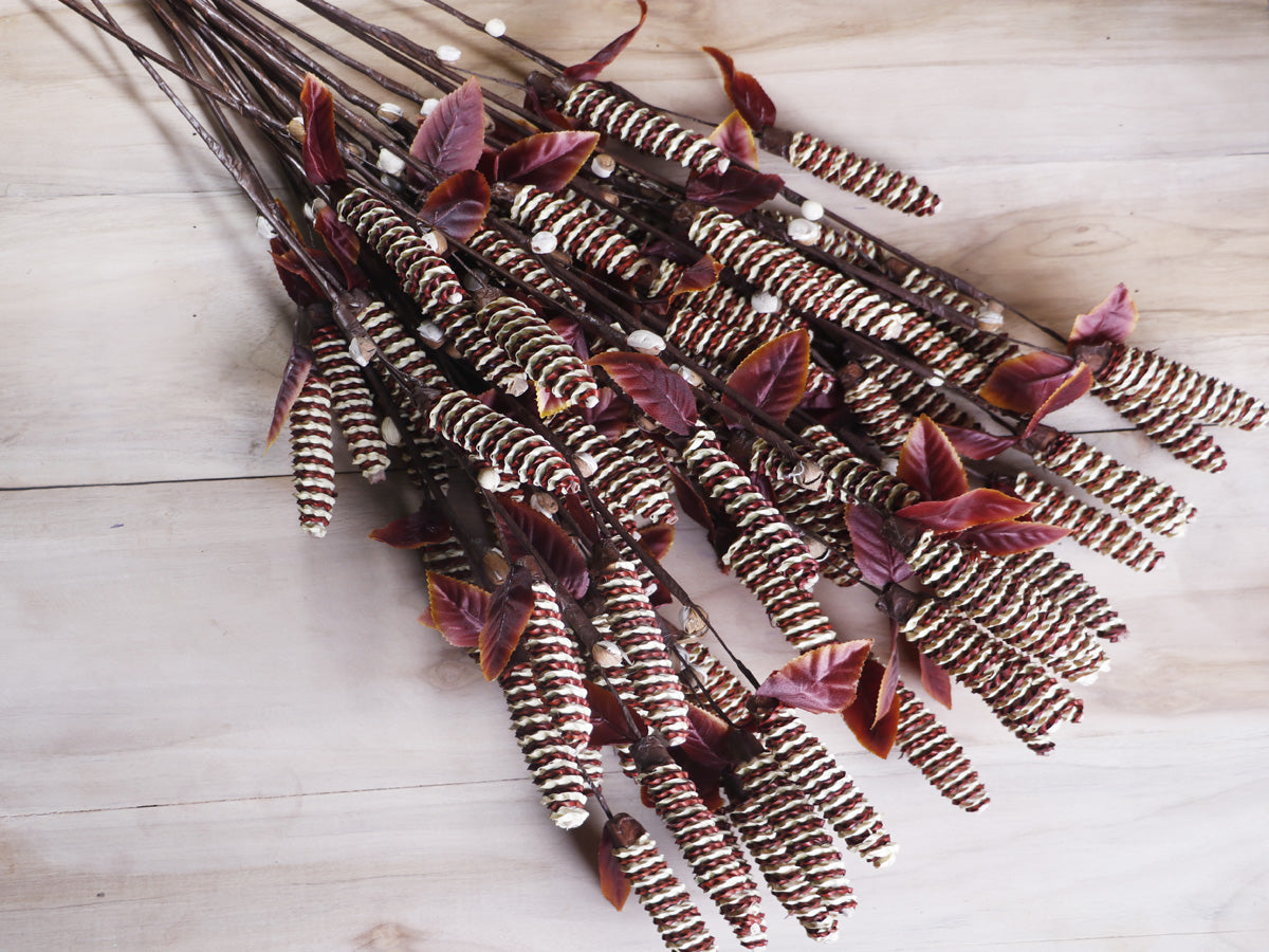 Handmade Palm Leaf Chain Pine Stick