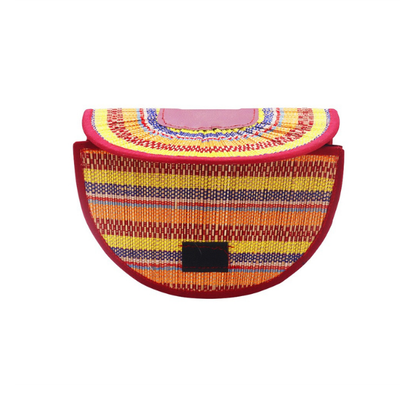 Handmade Bamboo Ladies Purse Wallet Multicolor