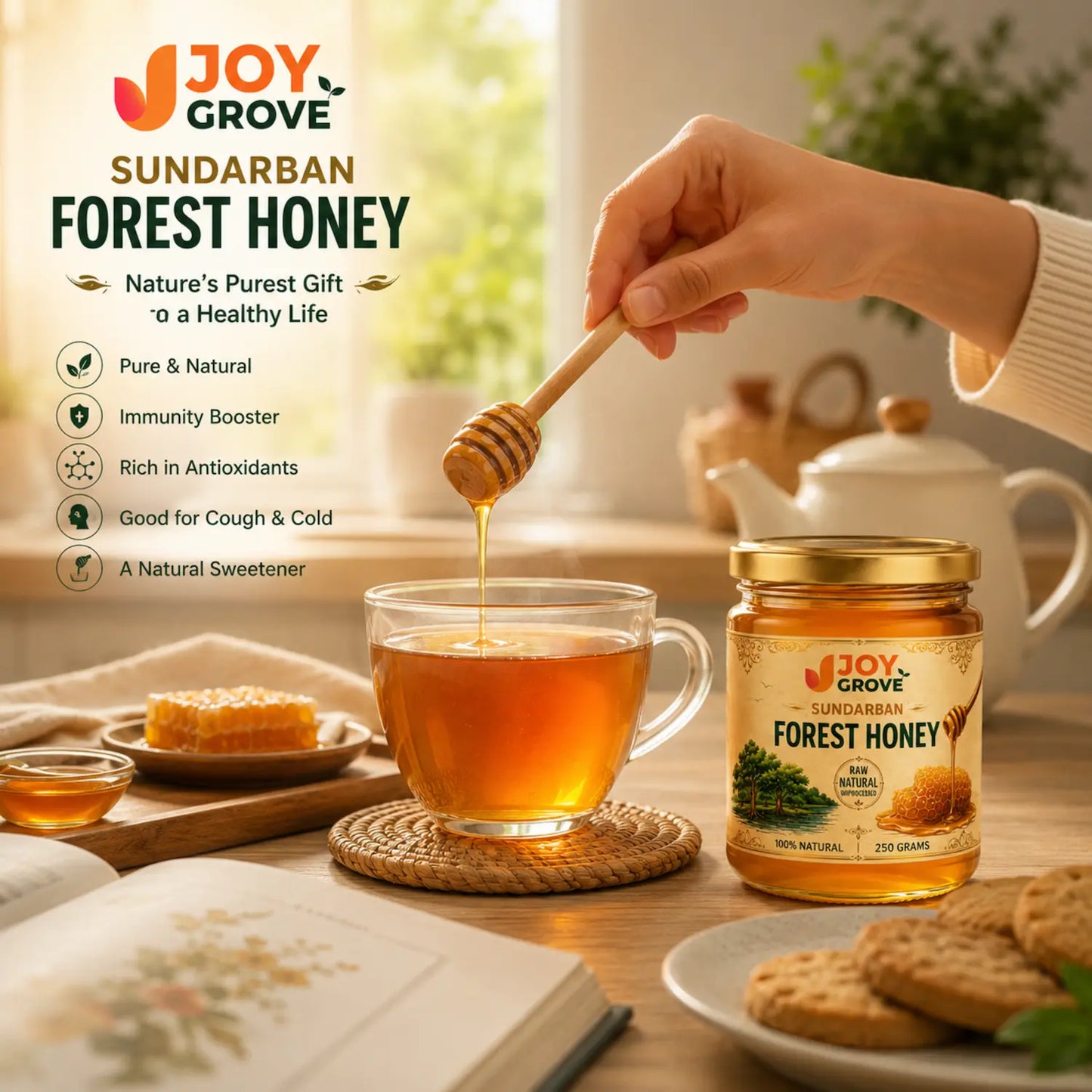 Sundarban Forest Natural Raw Honey- 250g