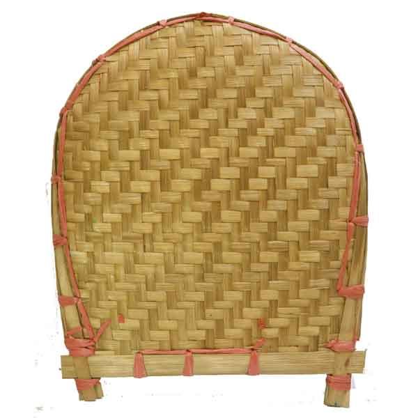 Bamboo Cane Handpaint Decorative Multicolor Bengali Style Soop/Kulo/Tray