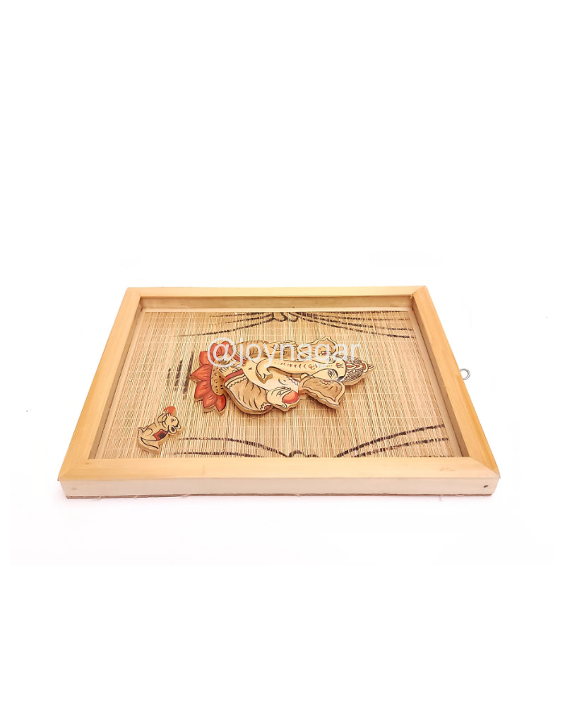 Natural Bamboo Wall Decor Scenary Ganesha
