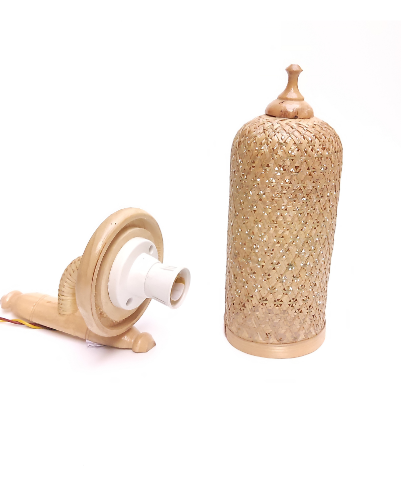 Bamboo Wall Mount Night Lamp