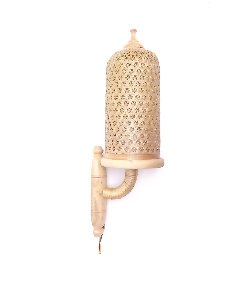 Bamboo Wall Mount Night Lamp