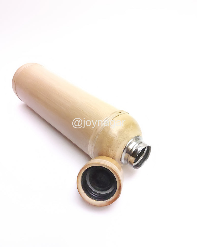 Eco-Friendly Bamboo Water Bottle with Inner Steel Bottle