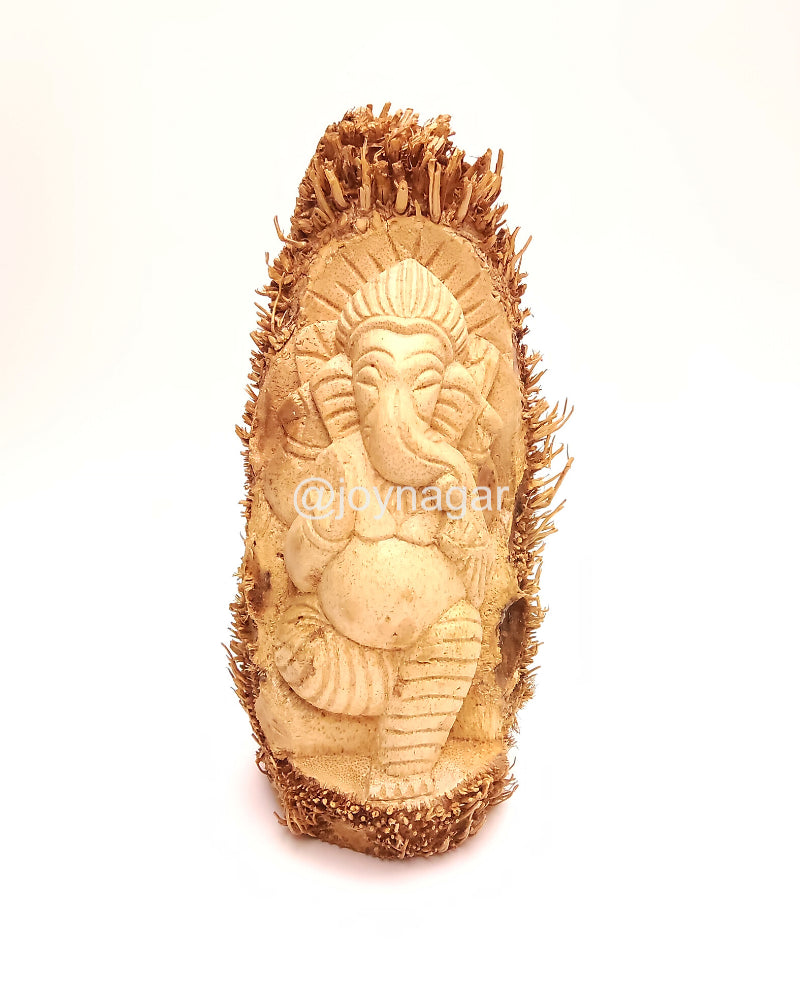 Bamboo Root Natural Handmade Ganesh Murti