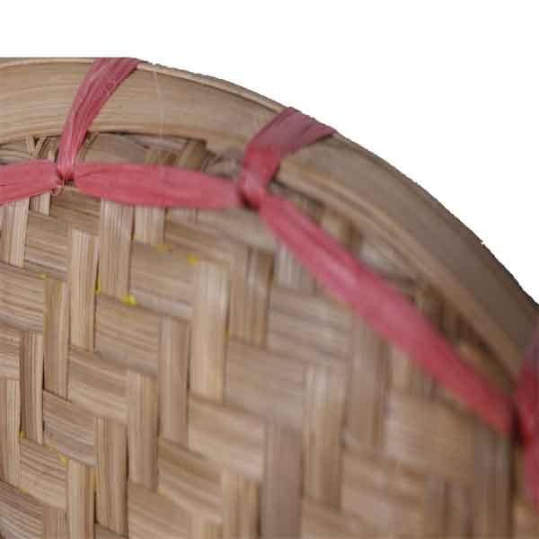 Bamboo Cane Handpaint Decorative Multicolor Bengali Style Soop/Kulo/Tray