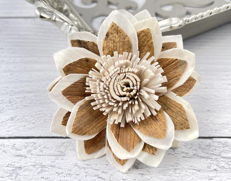 Marcury Sola Wood Skin Flower