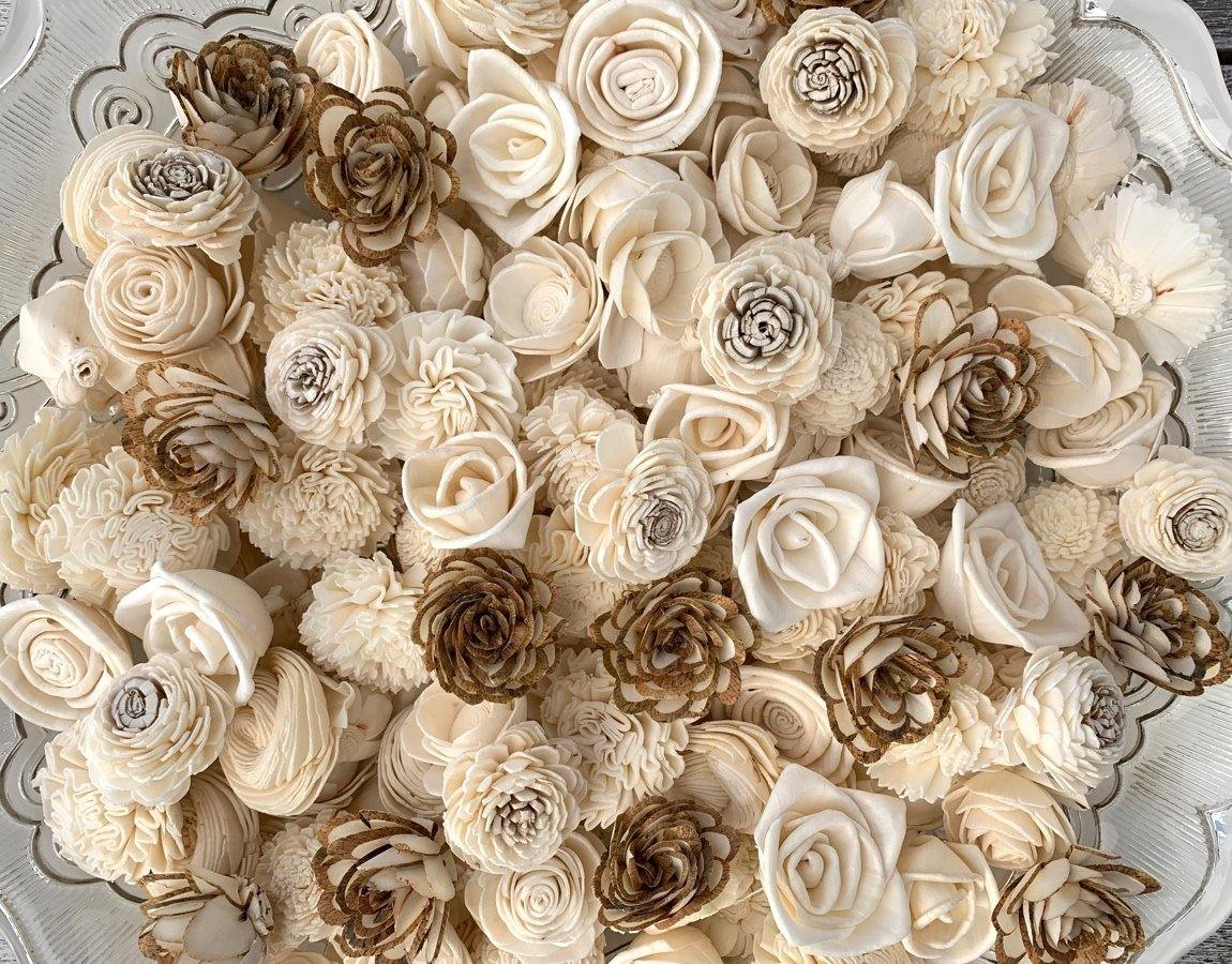Mini Sola Wood Flower Assortment