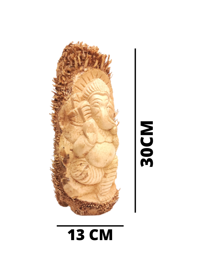 Bamboo Root Natural Handmade Ganesh Murti
