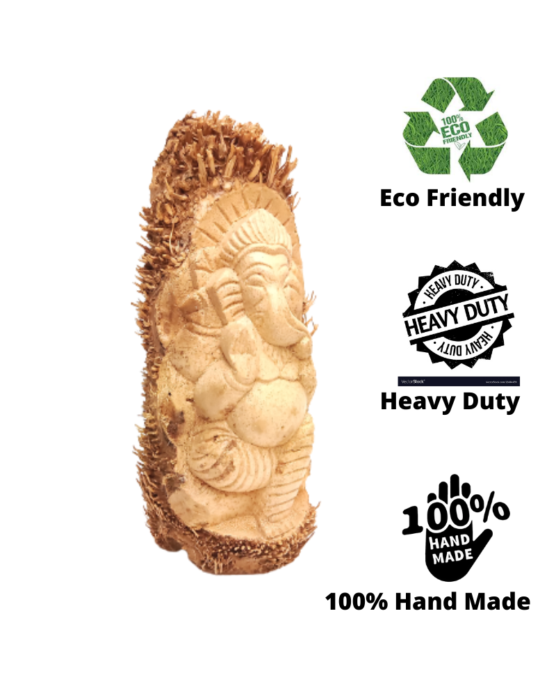 Bamboo Root Natural Handmade Ganesh Murti