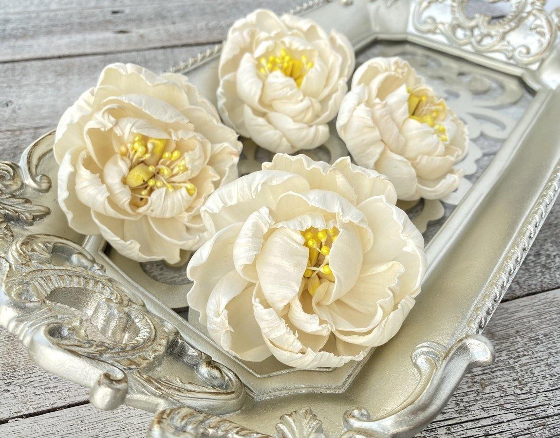 Pollen Peony Sola Wood Flower